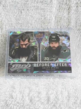 5/$20 Mint 2021/22 UD MVP Brent Burns Before & After NHL Card BA-11!!